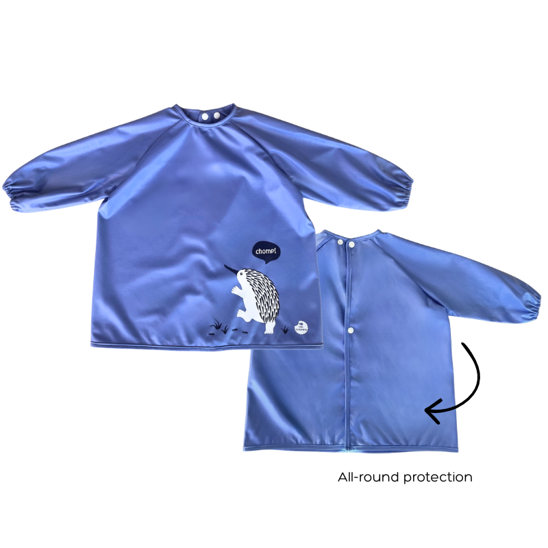 Messy Mealtime (Starter) Smock Bib: 0-8+mths - various colours