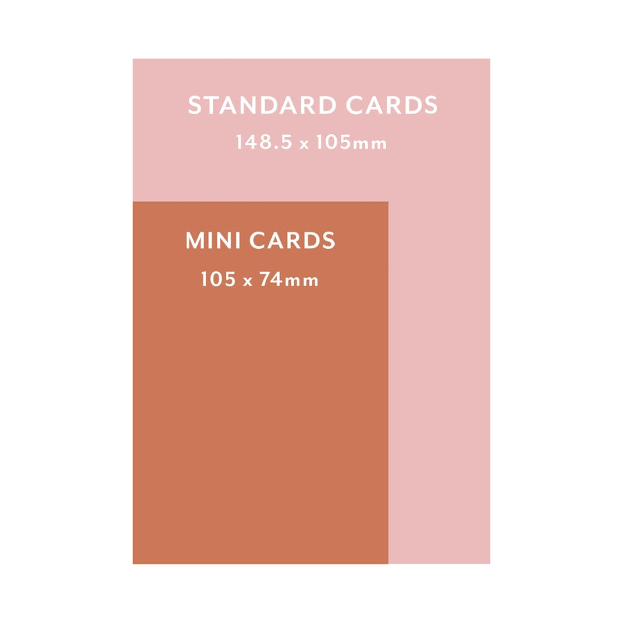 Bonjour Bebe Pink Mini Card