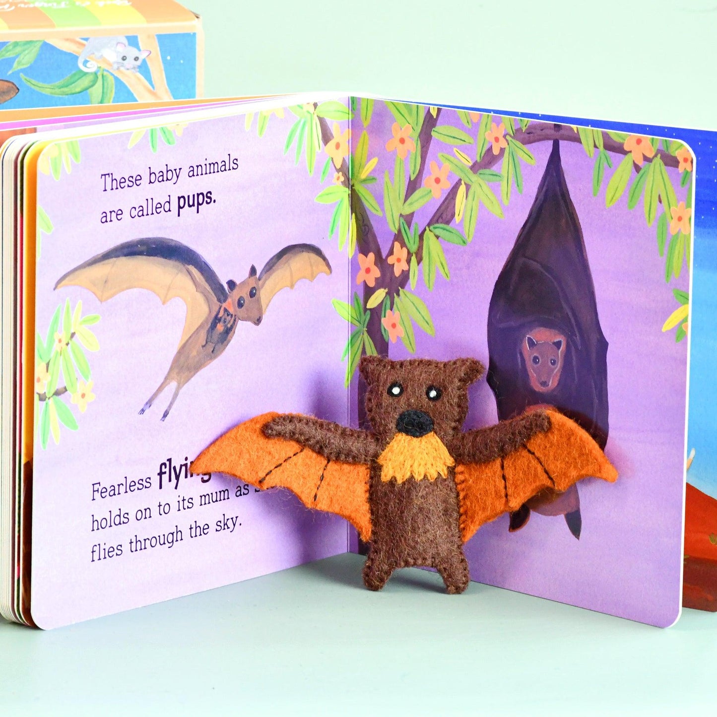 Australian Finger Puppets And Book Set By Frané Lessac