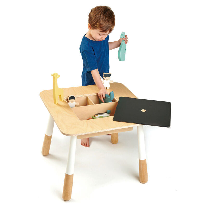 Forest Wood Table with 4 Koala Chairs