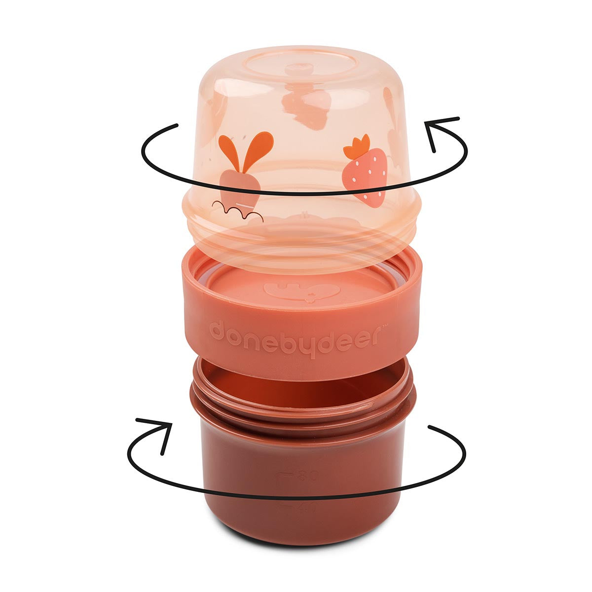2-Way Snack Containers Small
