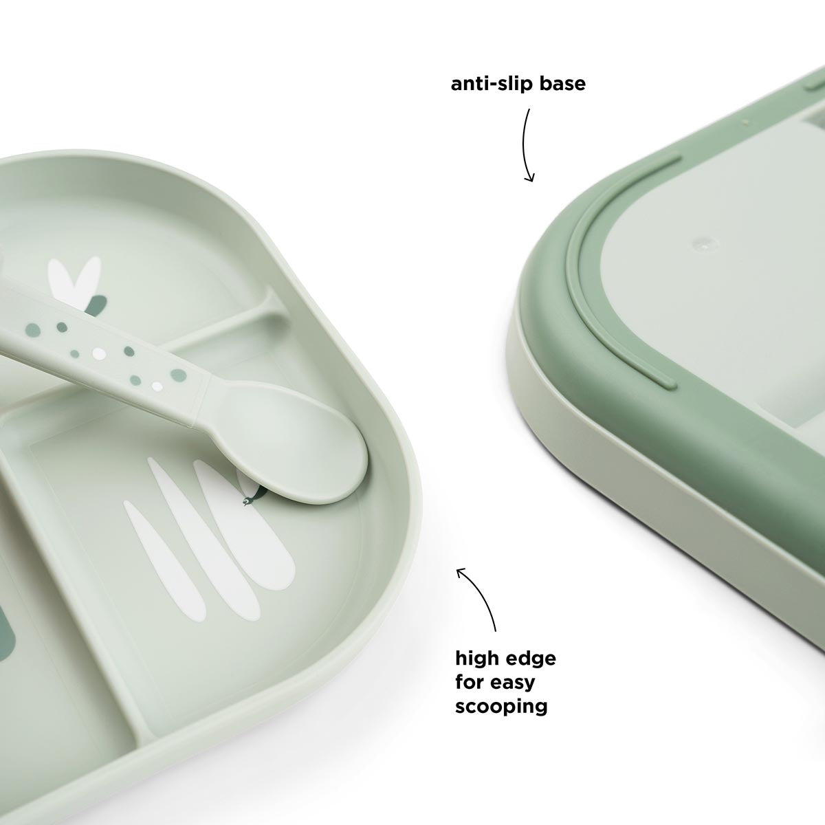 Foodie Compartment Plate- various colours