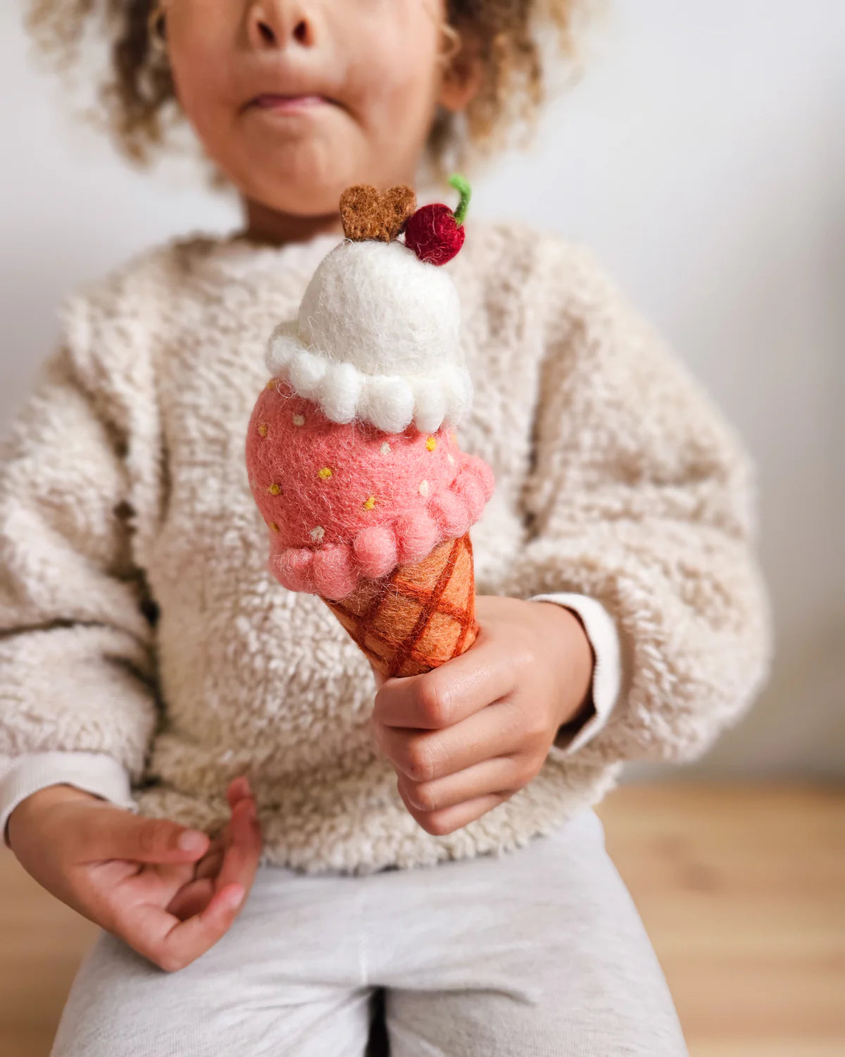 Felt Watermelon and Coconut Sorbet Ice Cream (2 Scoops)