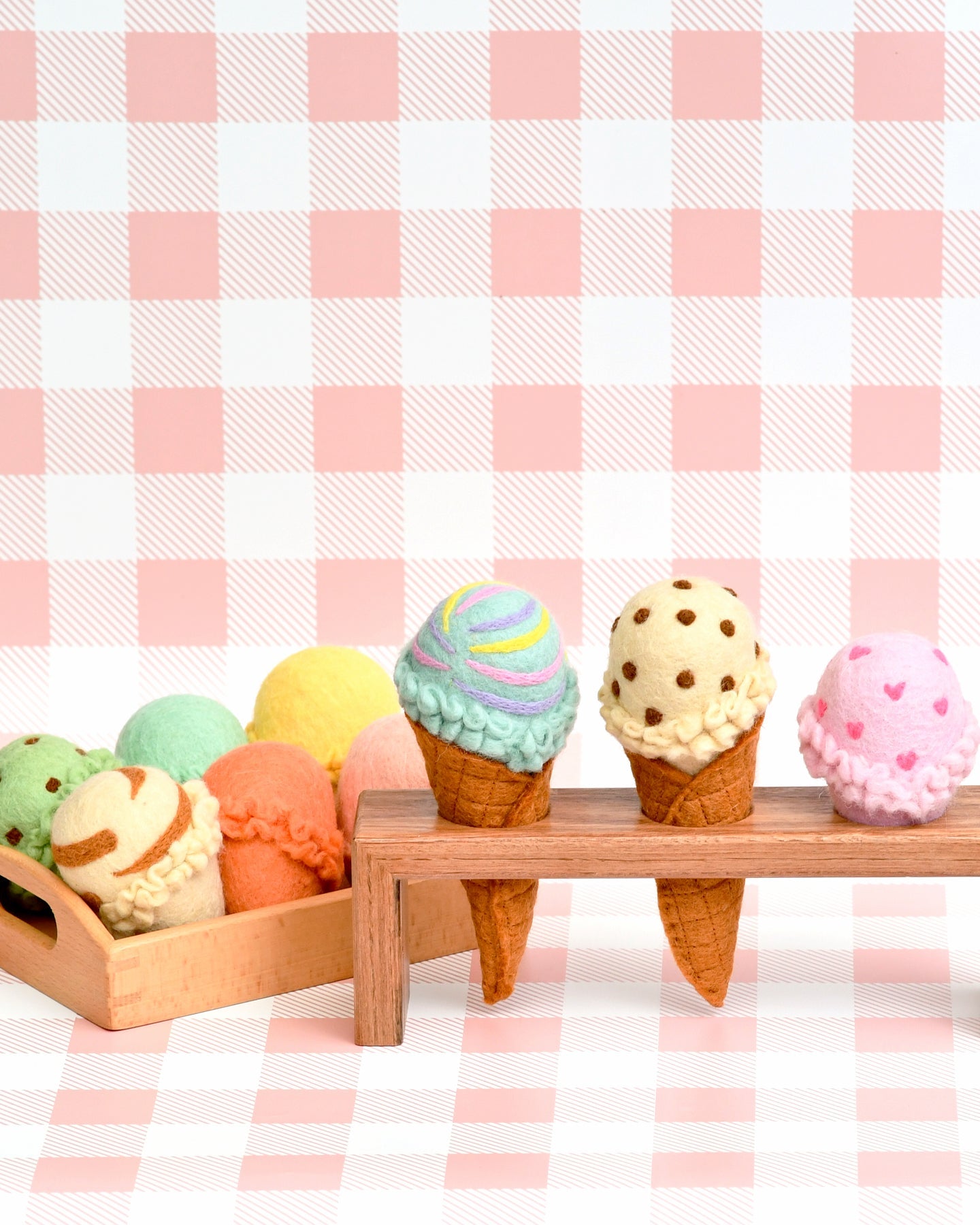 Felt Ice Cream Cone Holder - Australian Made