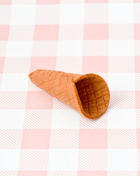 Felt Ice Cream Waffle Cone