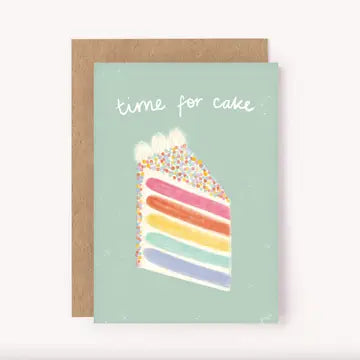 Time For Cake Birthday Card