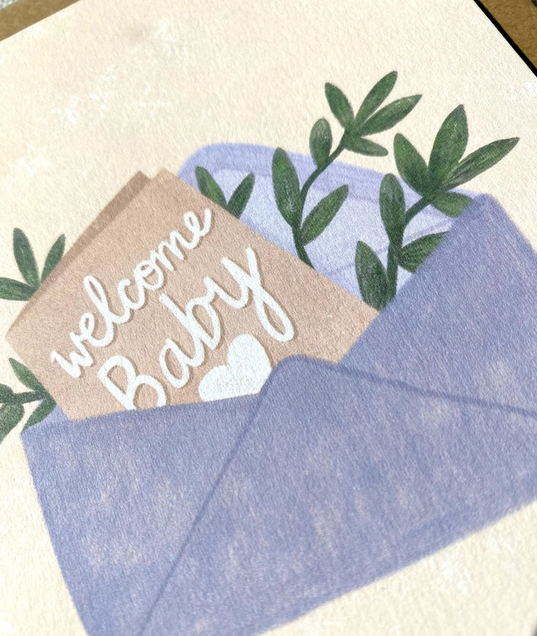 Welcome Baby Card - New Baby Card