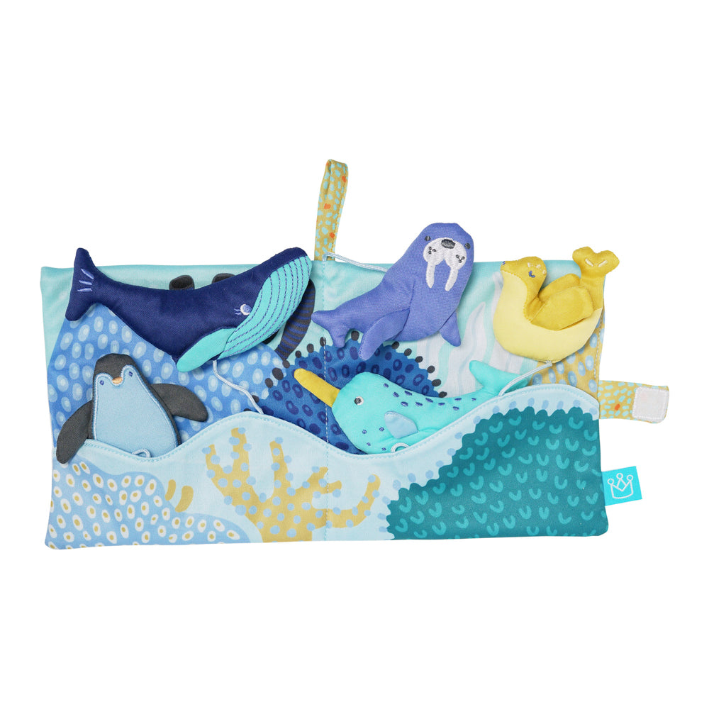 Arctic Adventure Fabric Washable Bath Book