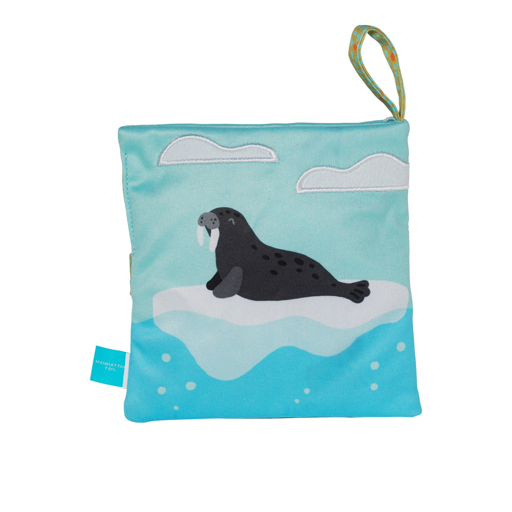 Arctic Adventure Fabric Washable Bath Book