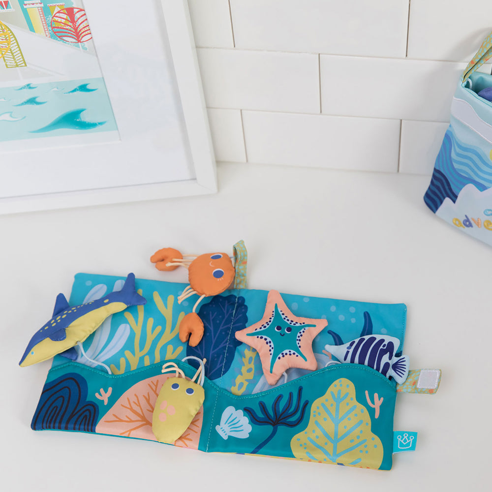 Deep Sea Dive Fabric Washable Bath Book