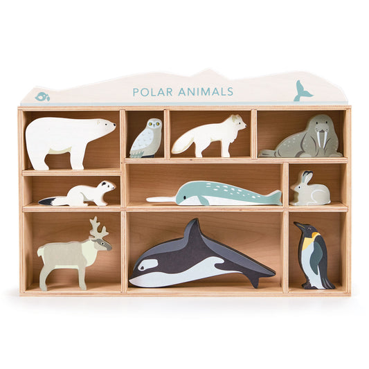 Wooden Polar Animal Set