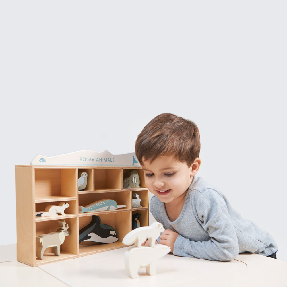 Wooden Polar Animal Set