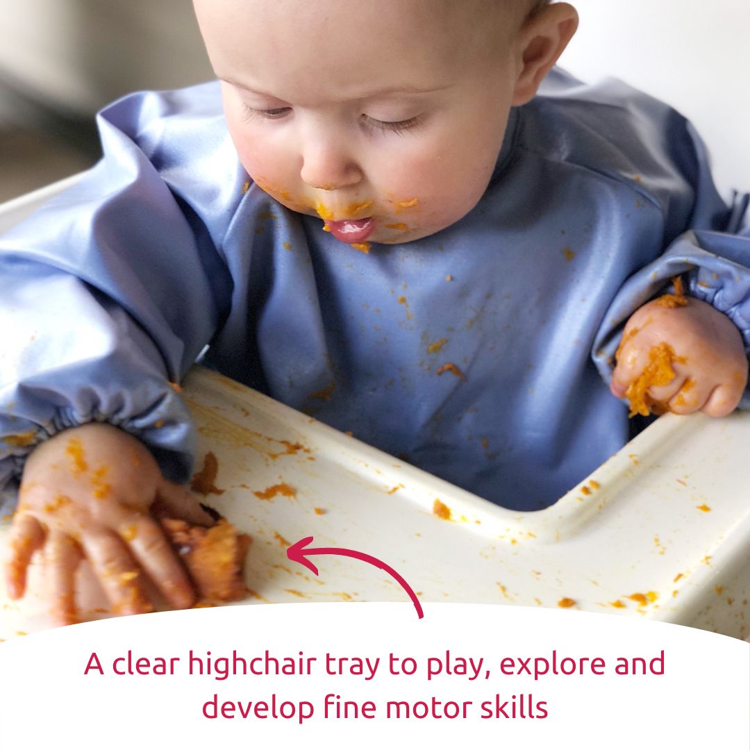 Messy Mealtime (Toddler) Smock Bib: 8mths to 2+yrs - various colours