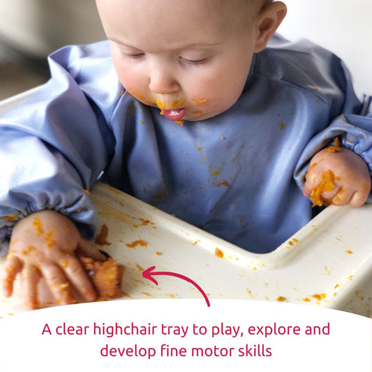 Messy Mealtime (Toddler) Smock Bib: 8mths to 2+yrs - various colours