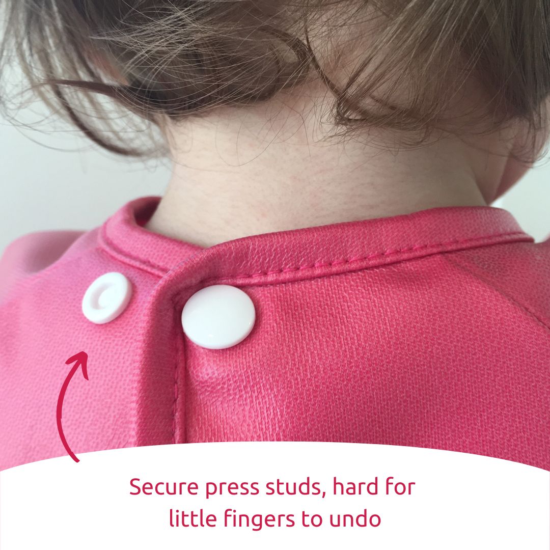 Messy Mealtime (Toddler) Smock Bib: 8mths to 2+yrs - various colours