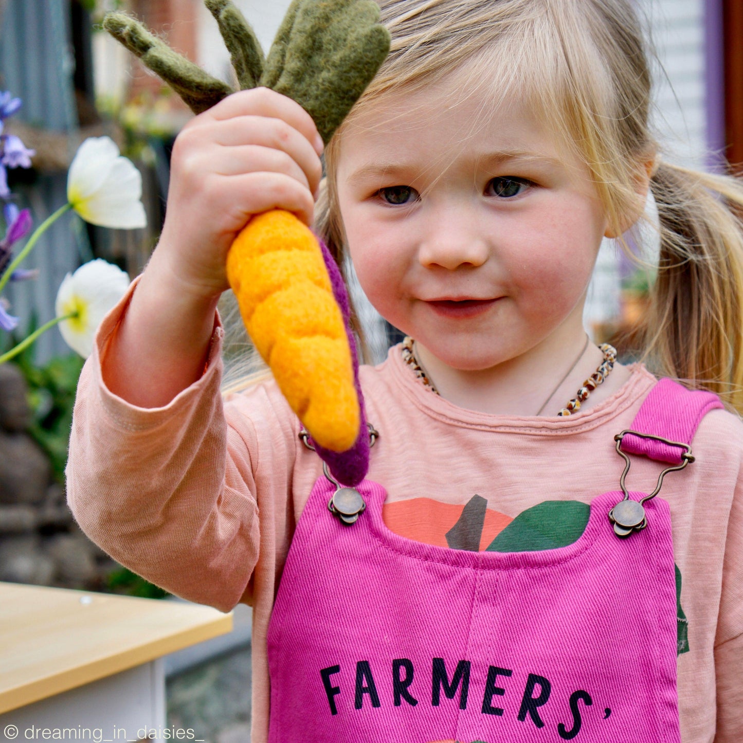 Felt Vegetables and Fruits Set A - 14 pieces