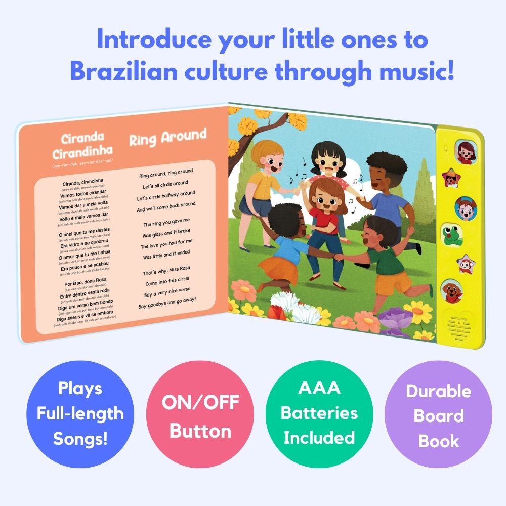 I Love To Sing in Portuguese: Brazilian Nursery Rhymes (Songbook)