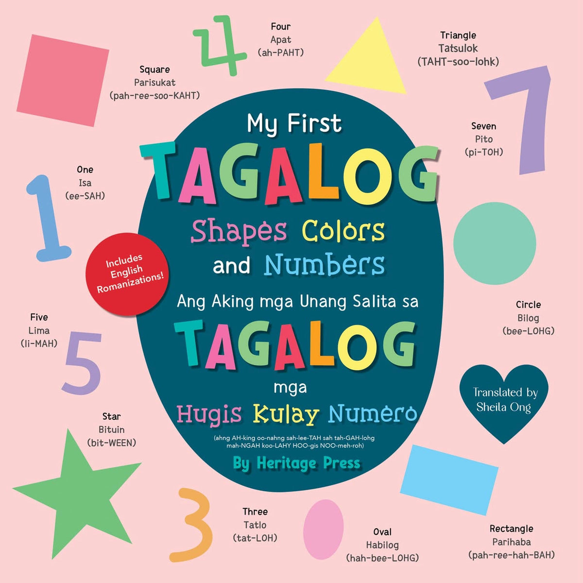 My First Tagalog Shapes, Colors and Numbers