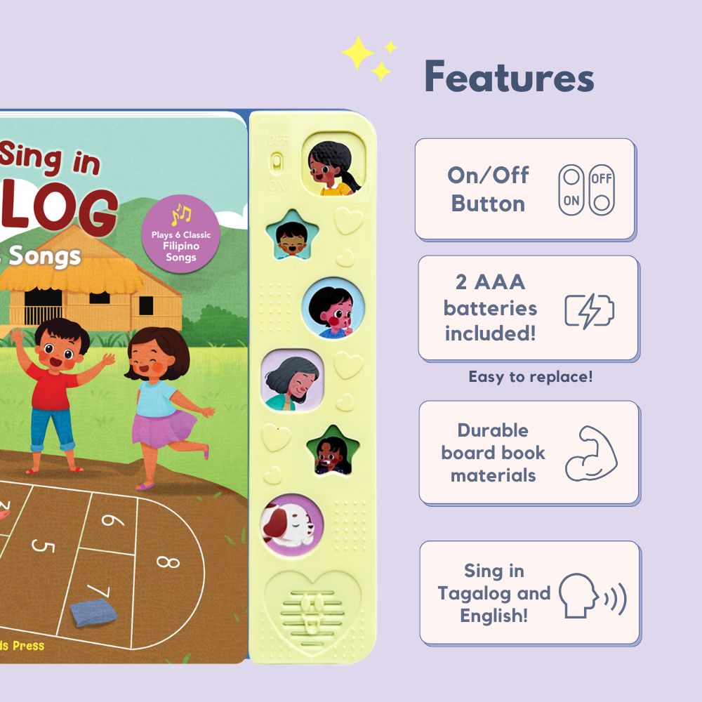 I Love To Sing in Tagalog: Children's Songs (Songbook)